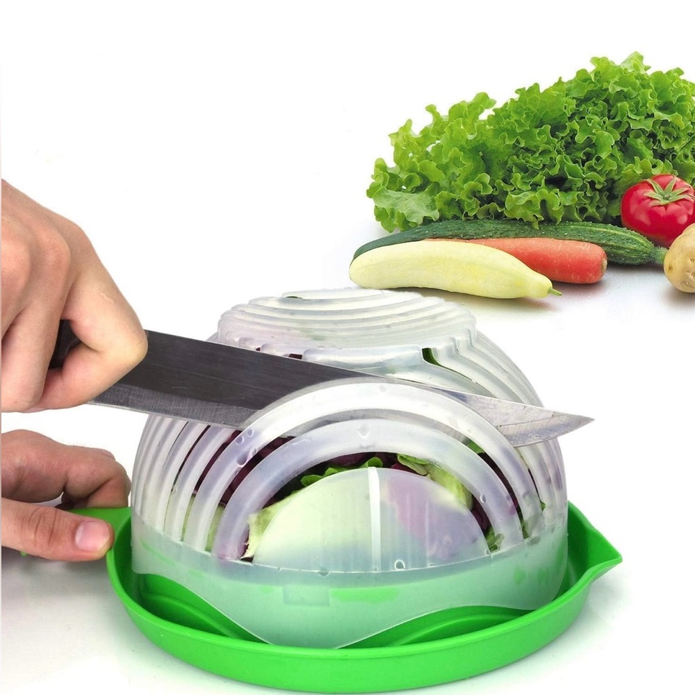 WEBSUN Salad Cutter Bowl 60 Seconds Salad Maker Salad Chopper